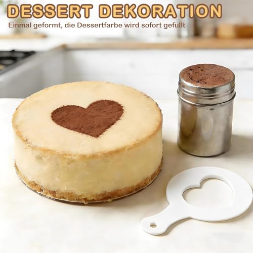 Anillos de postre de 8 cm para presentar platos gourmet y decorar pasteles fácilmente 7