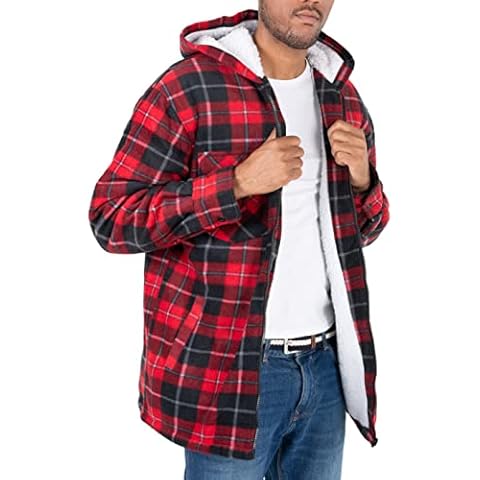 Hazy Blue Padded Flannel Check Jacket Cover