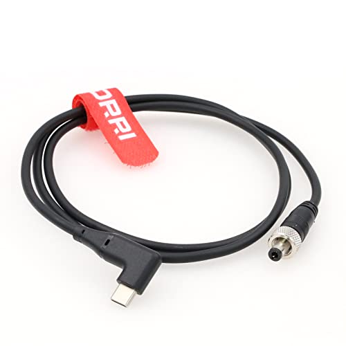Câble d'alimentation haut de gamme DC 12V USB-C PD coudé pour Atomos