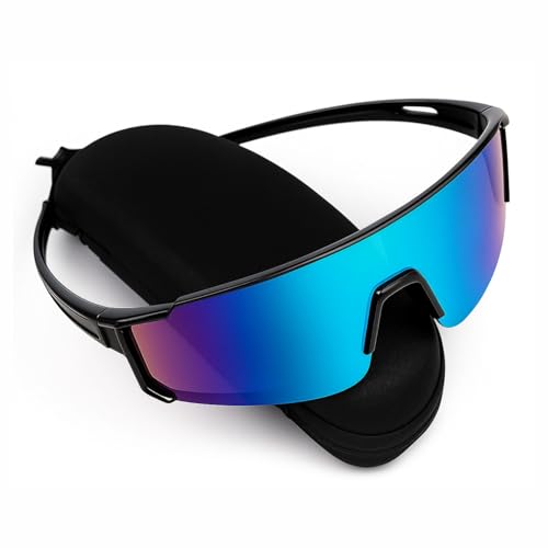 Óculos Ciclismo Corrida Esportivo Bike Mtb Protecao Uv Beach Azul