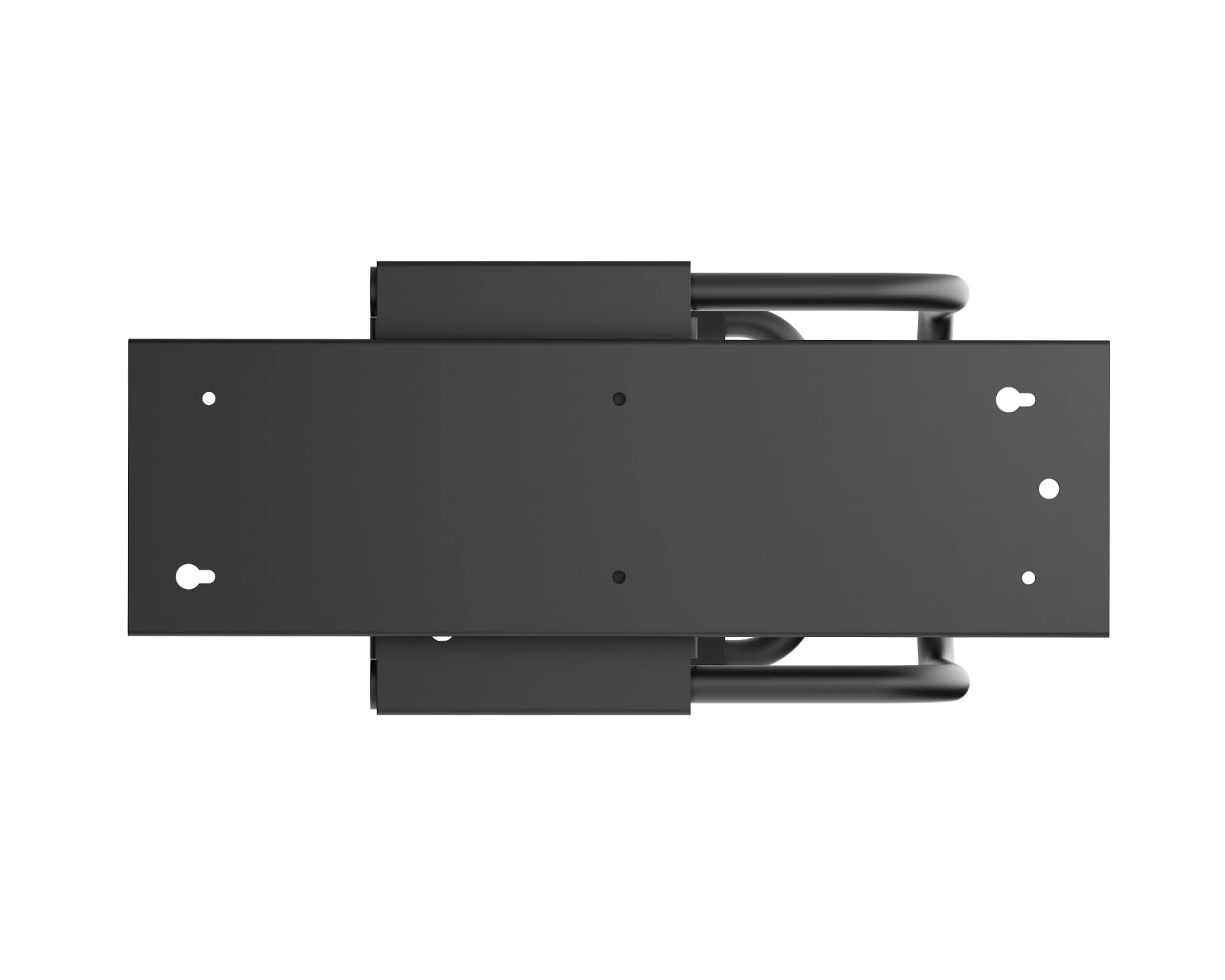 Heavy-Duty Untertisch-PC-Halterung mit Gleitschiene – 360° drehbar, für Gehäuse 123–253 mm, bis 30 kg