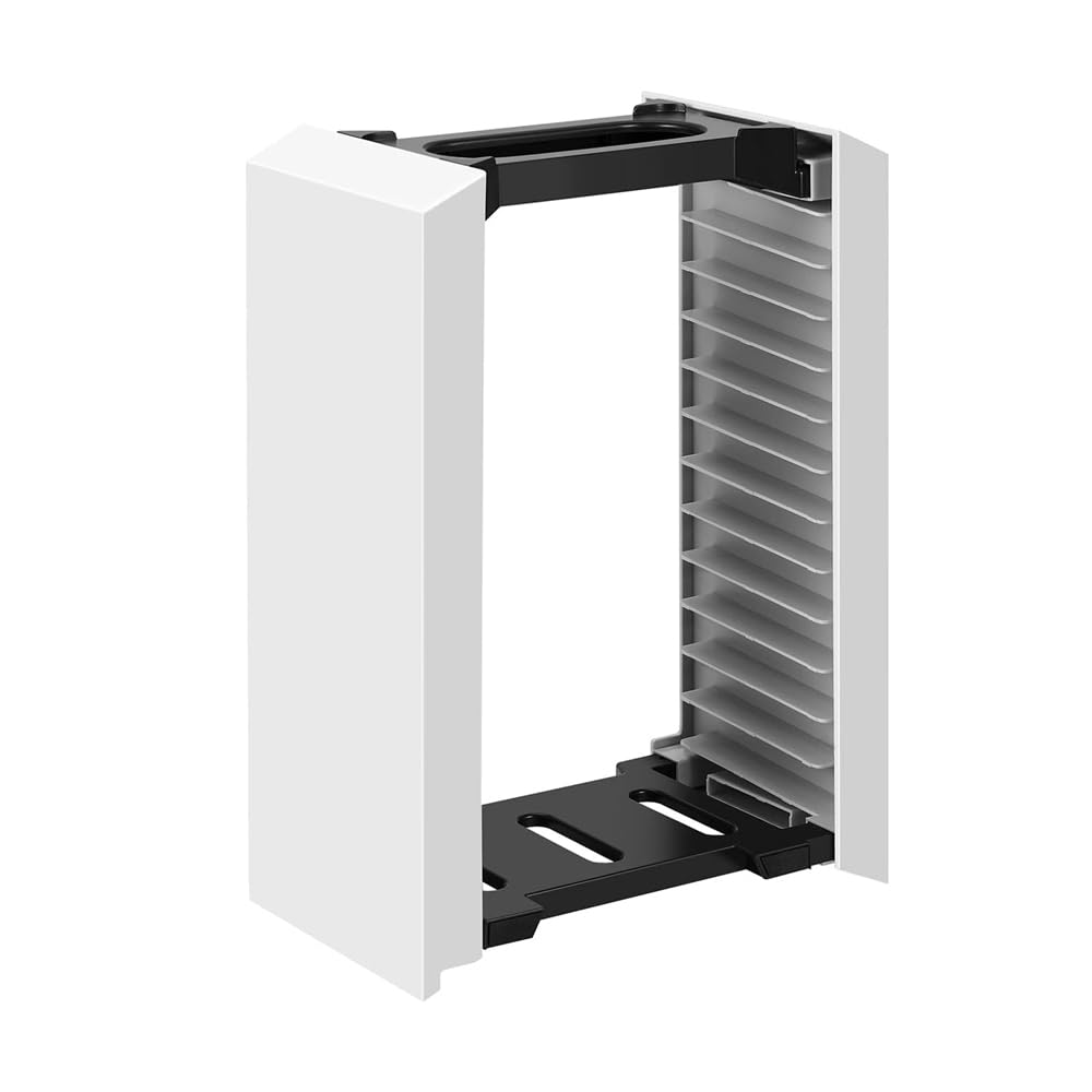 Premium Game Storage Tower Stand Scaffale per giochi per PlayStation 5, supporto universale per torre di stoccaggio dei giochi