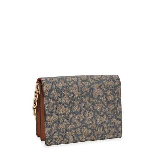 TOUS Torba na ramię Audree Chain w kolorze czarnym i beżowym Kaos Icon