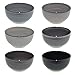 CREOFANT Schalen Set 6 teilig 650 ml· Müslischalen Set · Schüsseln bunt · Obstschale Suppenschüssel Salatschale Eisschale Ramenbowl · Bunte Schalen · Schüssel aus Keramik · Steinzeug Keramik Schüssel