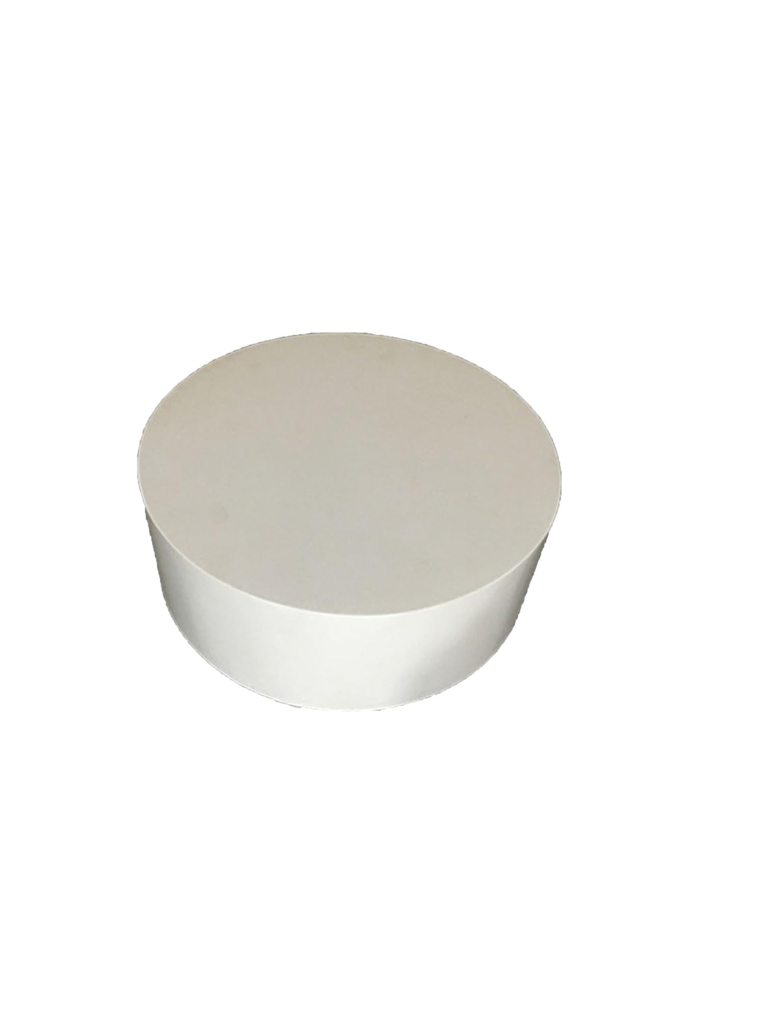 Présentoir rond blanc 60x30cm pour décoration de mariage et agencement de magasin moderne