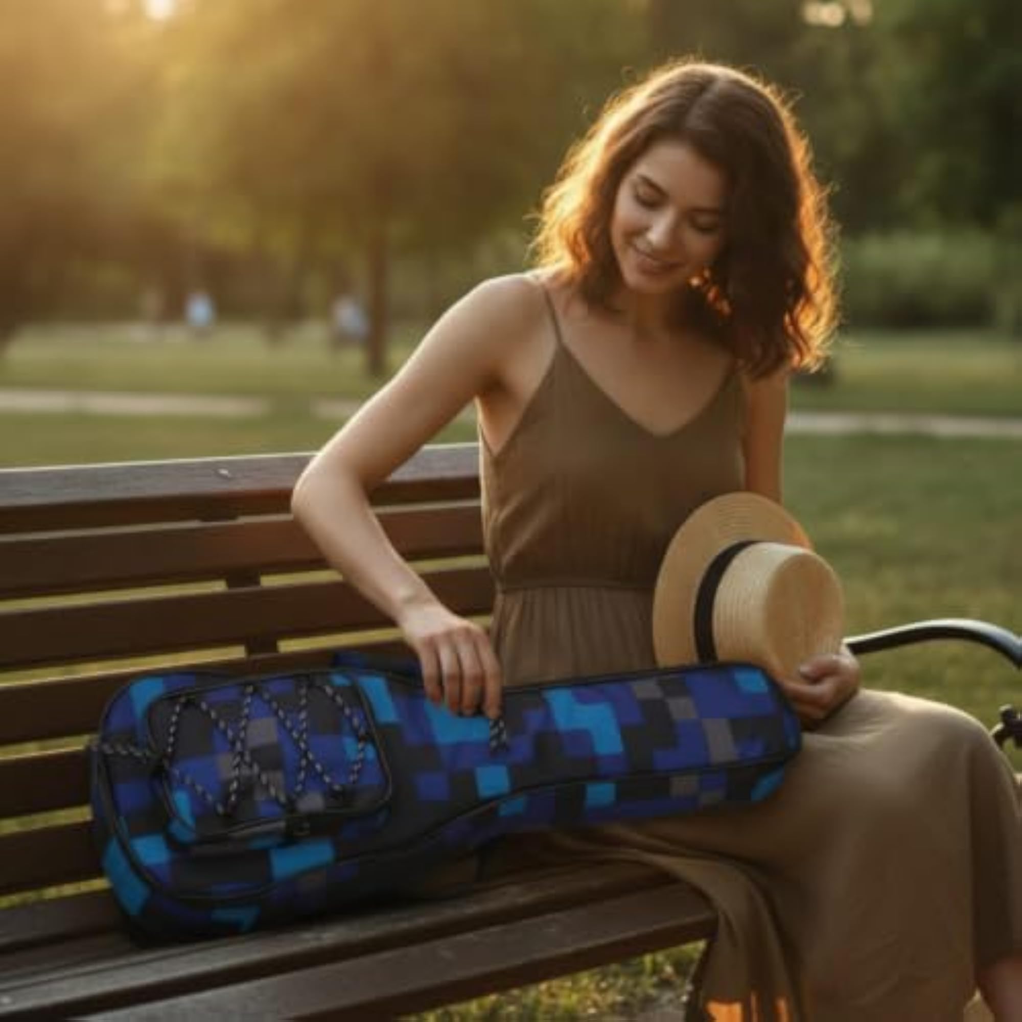 Padded Ukulele Gig Bag with Accessory Pocket, Lightweight