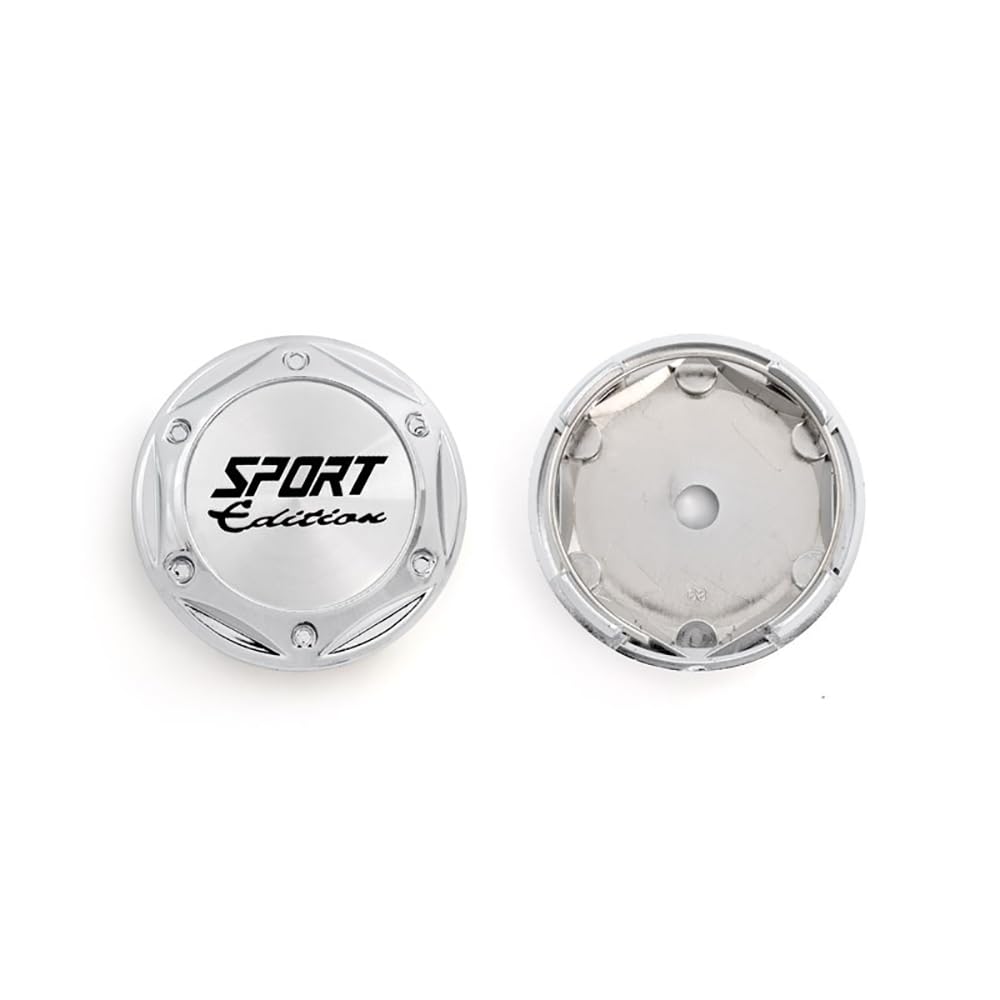 OBong 4Pcs Car Hub Centre Caps Wheel Center Cap Compatible with for SPORT EDITION 68MM Wheel Center Hub Caps Decoration Accessories,D-68mm