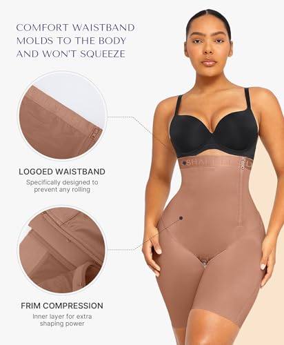 SHAPELLX Shapewear For Women Tummy Control High Waisted Body Shaper Shorts Butt Lifting Shapewear Higher Power Panties4