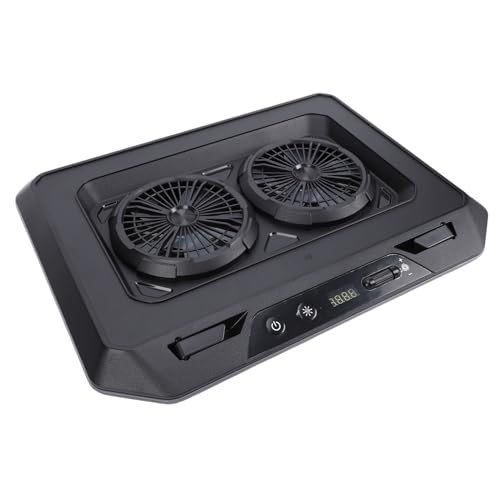 Generic Almohadilla de Enfriamiento para Computadora Portátil para Juegos RGB con 2 Turboventiladores Enfriamiento Rápido para Computadoras Portátiles de 15,6 a 19 Pulgadas Diseño Ergonómico para