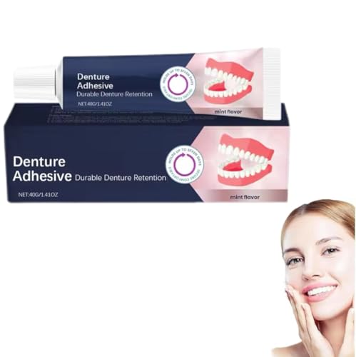 Adhesivo termoplástico para prótesis dentales, pegamento para prótesis dentales, crema adhesiva para prótesis dentales, adhesivo para prótesis dentales, kit suave para prótesis dentales (1 piezas)
