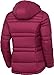 NORDCAP Steppjacke Damen, leichte Winterjacke, warm mit Kapuze, 100% Wattierung, ideal für kalte Tage, Beere, Gr. 44
