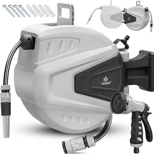 KESSER® automatische Schlauchtrommel 30 m + 2 m, Wand...