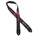 Charvel Logo Black/Red Strap