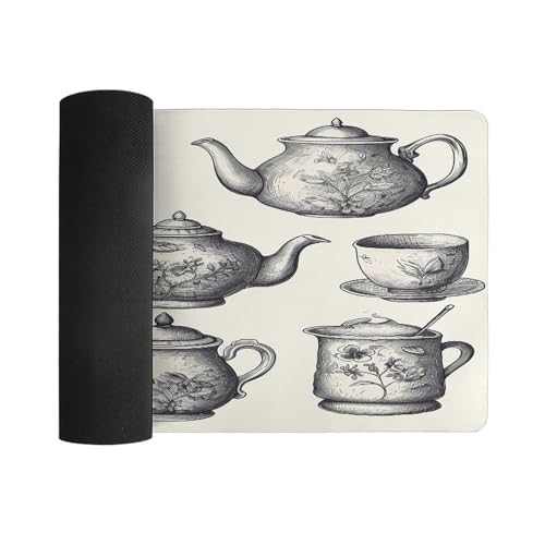 Desk Pad grande impermeable con diseño a mano para oficina miniatura 3