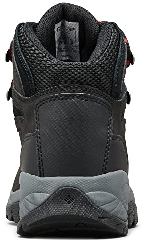 Columbia Womens Newton Ridge Plus Waterproof Hiking Boot, Black/Poppy Red, 8 Us #TOP4