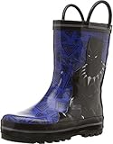 Favorite Characters Black Panther Children's Rainboots, 9 M US Toddler/LittleKid Blue&Black
