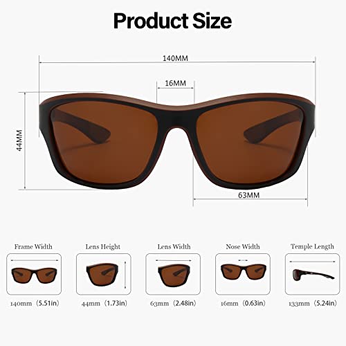 ANRRI Sports Polarized Sunglasses for Men Fishing Cycling Running Golf Motorcycle Tac Glasses Driving shades2