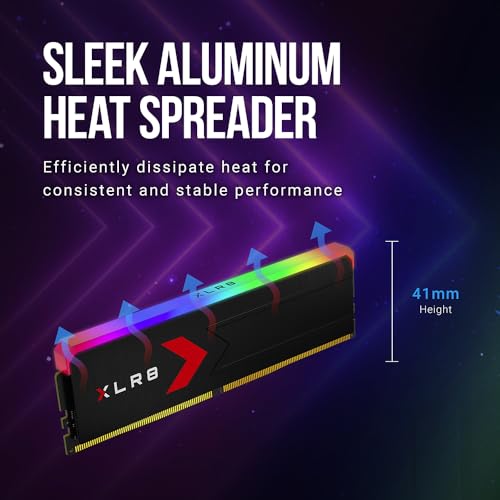 PNY XLR8 Gaming Epic-X RGB DDR5 32GB (2x16GB) 6000MHz CL36 Desktop Memory view 4