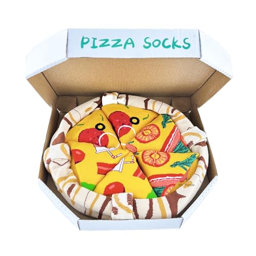 Pizza-Socks-4-Pairs-Unique-Holidays-Funny-Socks-for-Men-and-Women-Pizza-Lovers-Birthday-Valentines-Anniversary-Christmas-Crazy-Socks-for-Gift