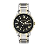 Armitron Men's 20/4935BKTT Day/Date Function Two-Tone Bracelet Watch