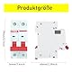 JOYELEC 2 Stück 16A Solar Photovoltaik Systeme Miniatur-Leistungsschutzschalter，2 Polig，DC500V für Solar Panels Pv Anlage Sicherungsautomat Trennschalter