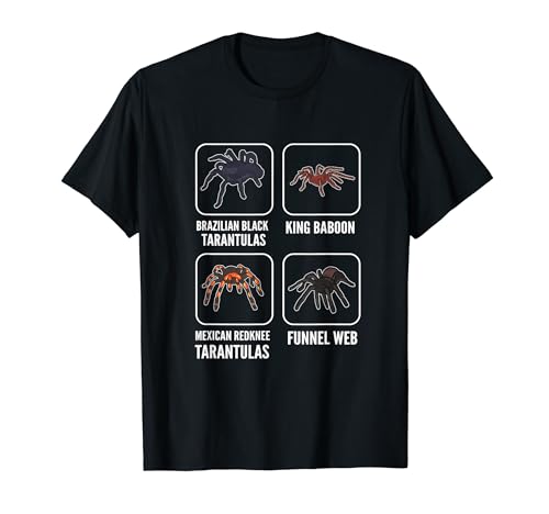 Photo de Araignées pour enfants différents types de tarantule T-Shirt
