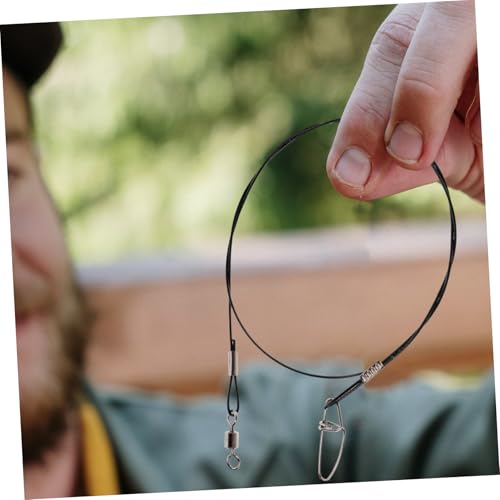 Totority 10pcs Wire Leaders Heavy Duty Fishing Line miniatura 4