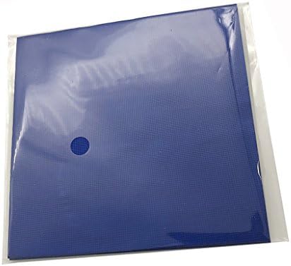 HEMALL 100 Pieces 6 Inch Chocolate Candy Wrappers Gold Aluminium Foil Paper Wrapping Papers for Candy Packaging or Decoration (Dark Blue),Q1573