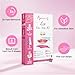 Beauty7 Sensitive Lip Wax Strips, Facial Wax Strips, Face Hair Removal, 20 pcs with Pearl Powder Essential Oil Waxing Strip, for Sensitive Skin Types Women