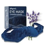 Solayman's Warm Eye Compress Moist Heat - Made with Lavender and Flaxseed - Weighted Microwavable Ey