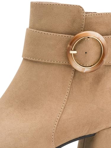 MARCO TOZZI Damen Stiefeletten mit Blockabsatz, Beige (BEIGE), 39 EU – Ansicht 2