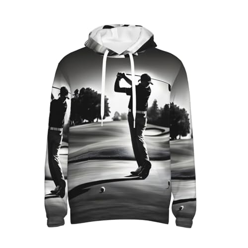 Sweat à capuche golf ample et confortable pour affronter la fraîcheur avec style - 7