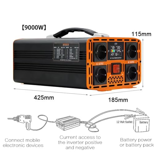 Convertidor coche inversor onda pura 12v a 220v y transformador 3
