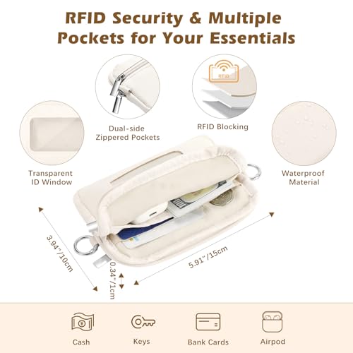 MoKo Adjustable Phone Crossbody Lanyard with Detachable RFID Wallet by MoKo - Used condition - Image 4