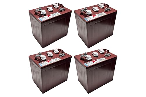 Trojan T-105 Plus 6V Deep-Cycle Flooded Battery, 225Ah, Golf Cart,