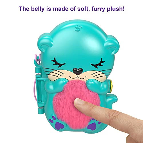 Polly Pocket Compact Playset, Otter Aquarium With 2 Micro Dolls & Accessories, Travel Toys With Surprise Reveals #TOP4