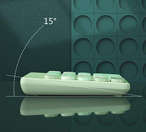 Xhc Wireless Numeric Keypad 18 Key Slim Number Pad Computer Accessories Compatible With Android Ip Windows For Laptop Andtablet Green #TOP2