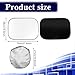2PCS Car Sunroof Sunshade, Car Roof Cover, Foldable UV Reflector Reflective Covers Block UV Rays Glare, Car Interior Accessories Fit for Mini Cooper, Clubman & Countryman R56 (Black)