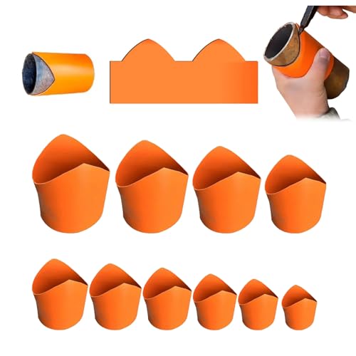 Guía de corte de plantilla de sillín de tubería de precisión, kit de corte de aislamiento de tuberías de fontanería para instalación de soldadura, kit de plantilla de sillín de tubería de fontanería