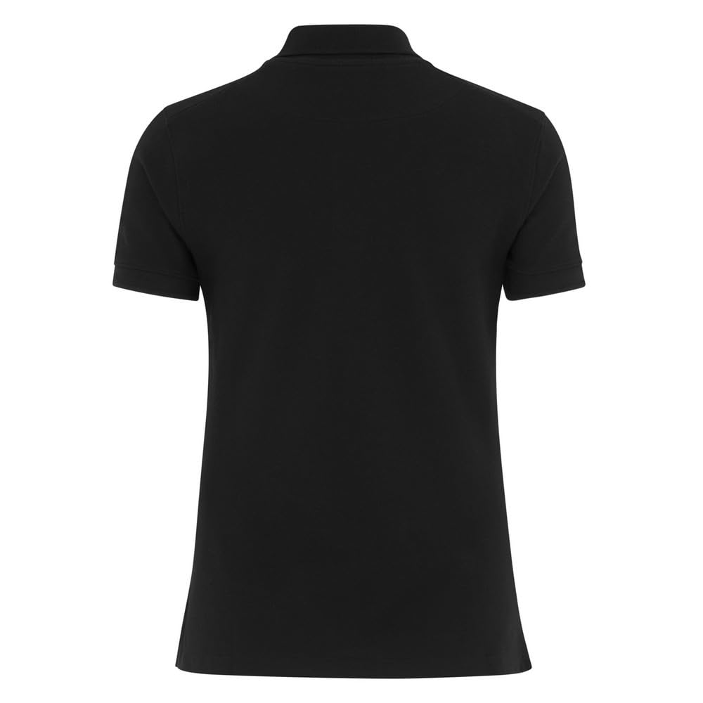 Nike Womens Nike Team Cotton Polo - Black T-Shirt Donna