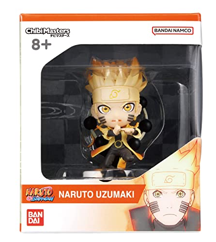 BANDAI Chibi Masters Naruto Uzumaki Anime Figure, 8 cm - Image 2