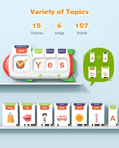 Talking Flash Cards for 1 2 3 4 5 Year Old Boys and Girls - 7