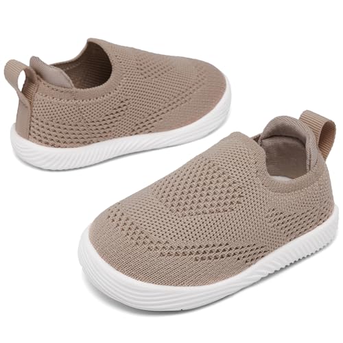 MORENDL Toddler Boy Girl Sneakers Slip On Shoes Baby Non-Slip Lightweight Walking Shoes3