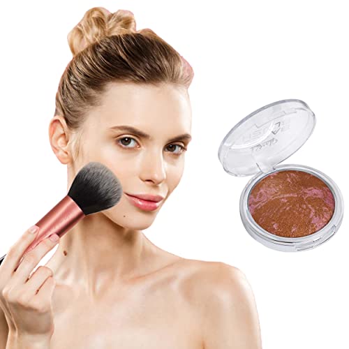 Image of Glam21 Baked Blusher | Highly Pigmented, Long Lasting | Illuminating Glow Finish | Smooth & Blendable Texture |Stays up to 8 hours | For All Skin Types | 6gm | Shade-07