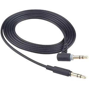 Aiivioll Reservekabel geschikt voor Sony MDR-1000X WH-1000XM2 WH-1000xm3 MDR-10R MDR-100ABN MDR-1A MDR-XB950bt MDR-1ADAC…