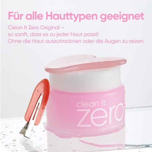 BANILA CO Clean it Zero Original Reinigungsbalsam|Koreanischer Make-up-Entferner, Reinigungsmittel für alle Hauttypen|Vegan|Hergestellt mit Acerola-Beeren und Vitamin C (100 ml)