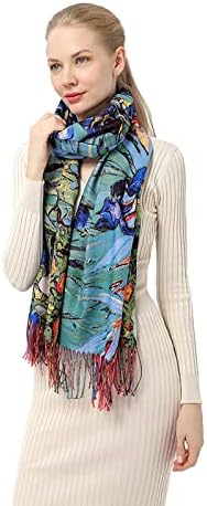 Scarf Shawl Wraps for Women Pashmina Soft Cashmere Scarf Printed Large Blanket Scarf Warm for Fall Winter - Image 5