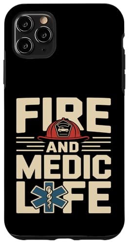 Fire And Medic Life ���h�m �~�}�~���m EMS �X�}�z�P�[�X iPhone 11 Pro Max �p