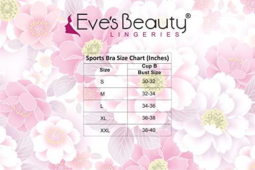 Image of Eve's Beauty Women's Cotton Padded Wire Free Sports Bra