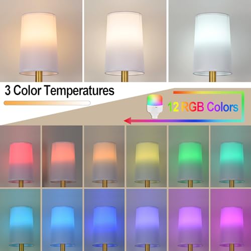 Image of Battery Operated Wall Sconce Set of 2,Cordless Wall Sconce with Dimmable Bulb and Remote,Rechargeable 15 Colors Wall Lamp for Bedroom Living Room Hallway